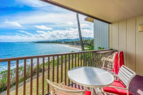 Splendid Hawaiian Style Oceanfront View Second Floor Corner Condo at Wailua Bay View